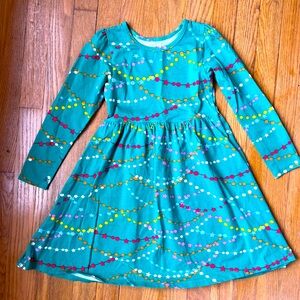 Pink Chicken Organic cotton Holiday dress, size 7